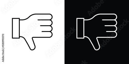 Thumb down icon. Symbol for your web site design, logo, app, UI. Vector illustration. EPS10