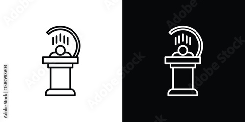 Solarium icon. Symbol for your web site design, logo, app, UI. Vector illustration. EPS10