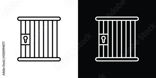 Prison icon. Symbol for your web site design, logo, app, UI. Vector illustration. EPS10