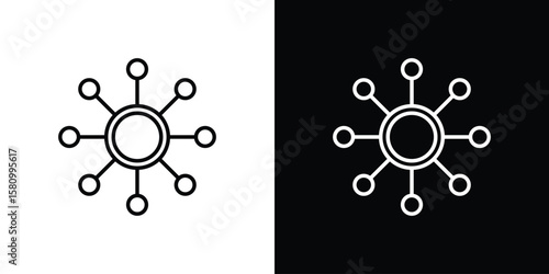 Multichannel icon. Symbol for your web site design, logo, app, UI. Vector illustration. EPS10
