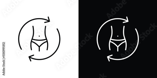 Metabolism icon. Symbol for your web site design, logo, app, UI. Vector illustration. EPS10