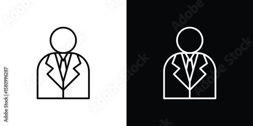Lawyer icon. Symbol for your web site design, logo, app, UI. Vector illustration. EPS10