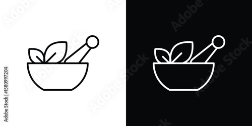 Herbal medicine icon. Symbol for your web site design, logo, app, UI. Vector illustration. EPS10