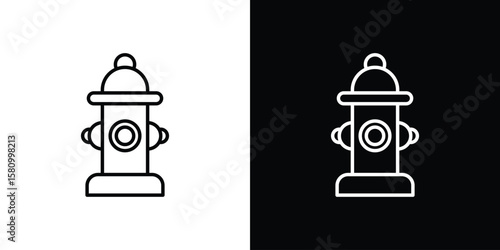 Fire hydrant icon. Symbol for your web site design, logo, app, UI. Vector illustration. EPS10