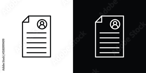 Curriculum icon. Symbol for your web site design, logo, app, UI. Vector illustration. EPS10