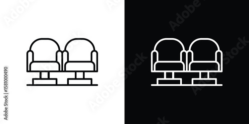 Cinema seat icon. Symbol for your web site design, logo, app, UI. Vector illustration. EPS10