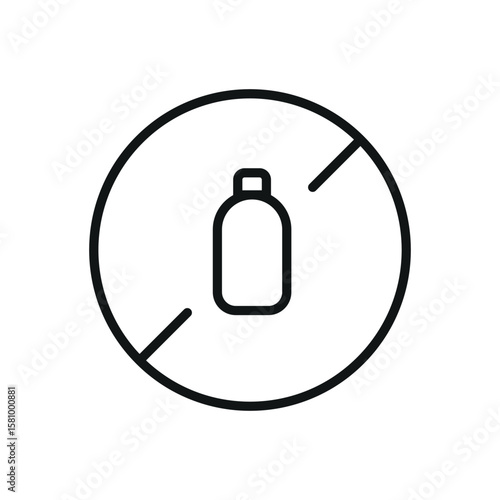 dairy Free linear Vector icon