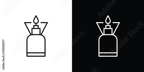 Camping gas icon. Symbol for your web site design, logo, app, UI. Vector illustration. EPS10