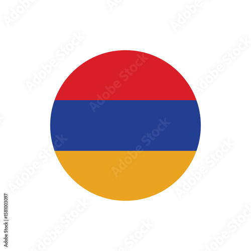 Armenia flag round button vector. Armenia national flag icon badge for independence day celebration PNG on transparent background. Free Download Armenia flag round button vector. Armenia national flag icon badge for independence day celebration PNG on transparent background. - GFXLoad