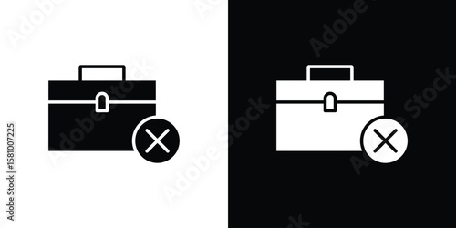 Unemployment icon symbol. Simple, flat design for web and mobile app