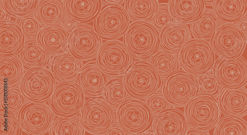 Abstract Coral Swirl Pattern Seamless Texture Background Design for Print and Web