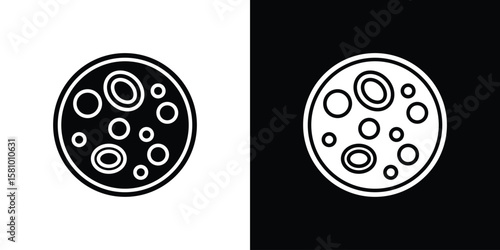 Leukemia icon symbol. Simple, flat design for web and mobile app