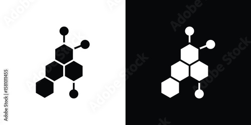 Hormones icon symbol. Simple, flat design for web and mobile app