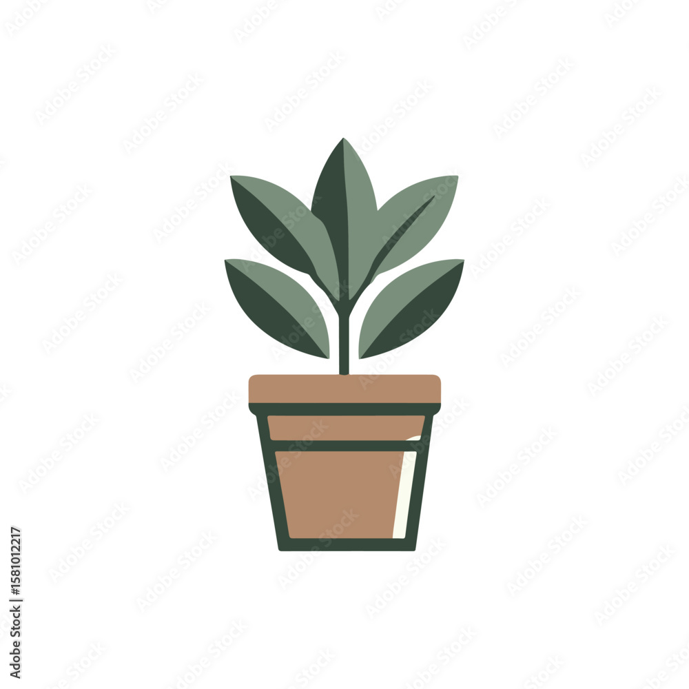 A vibrant indoor plant in a stylish pot, enhancing the cozy atmosphere of a modern home A vibrant indoor plant in a stylish pot, enhancing the cozy atmosphere of a modern home