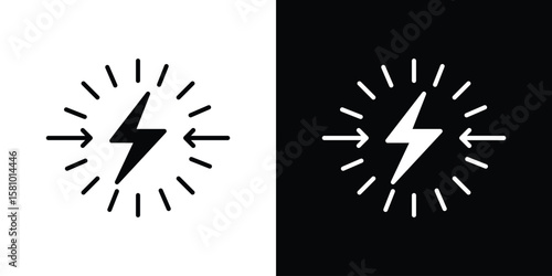 Conflict icon symbol. Simple, flat design for web and mobile app
