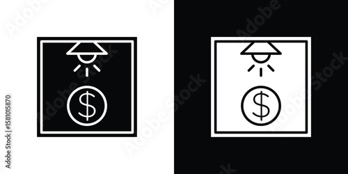 Business incubator icon symbol. Simple, flat design for web and mobile app