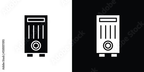 Air purifier icon symbol. Simple, flat design for web and mobile app