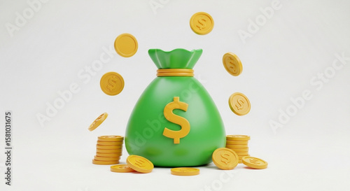 Old money bag 