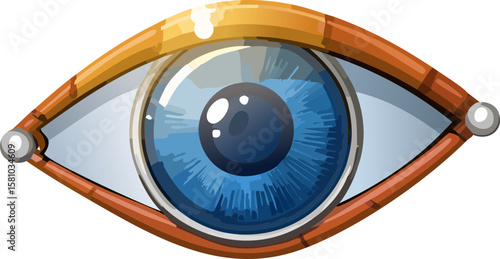 bir gözün yakın çekimi 