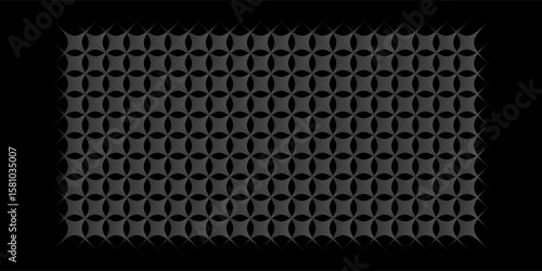 Wallpaper Mural Seamless black and greyy Geometric Pattern with Symmetrical Shapes. modern trendy seign, website Torontodigital.ca