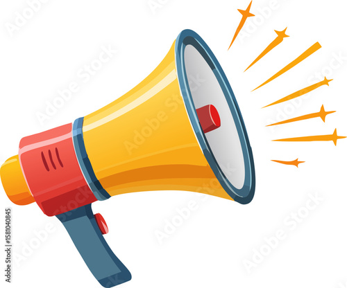 megaphone and loudspeaker