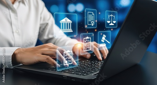 Digital legal and financial compliance management using technology and online services