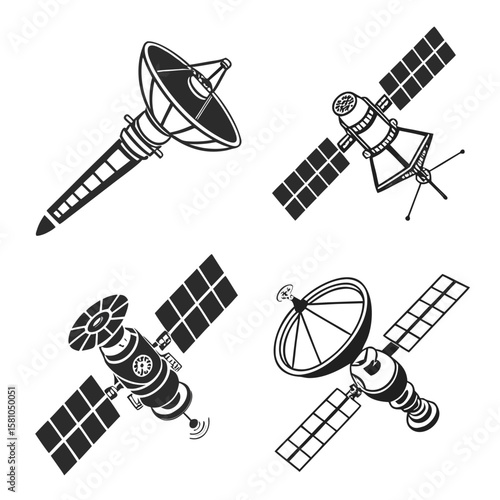 Satellite spacecraft communication orbital devices
