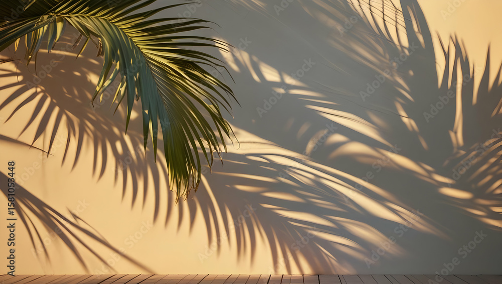 Fototapeta premium sunset in the palm