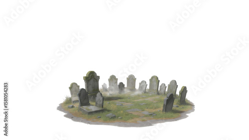 Graveyard  on transparent background png