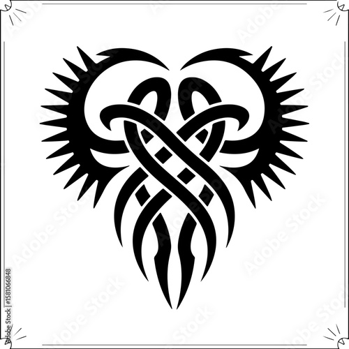 Diverse Tribal Tattoo Design Collection vector bundle graphic, design,