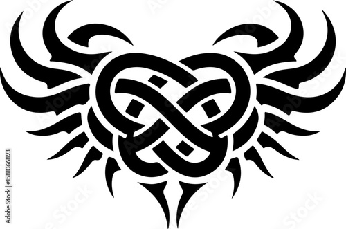 Diverse Tribal Tattoo Design Collection vector bundle graphic, design,