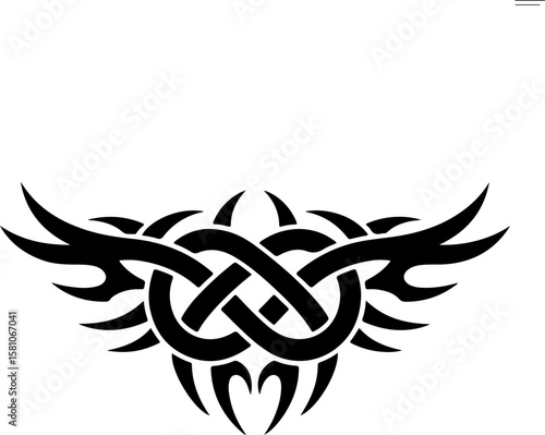 Diverse Tribal Tattoo Design Collection vector bundle graphic, design,