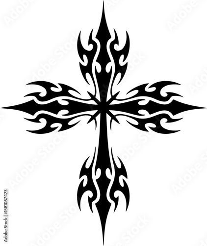 Diverse Tribal Tattoo Design Collection vector bundle graphic, design,
