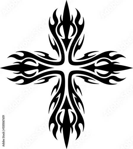 Diverse Tribal Tattoo Design Collection vector bundle graphic, design,