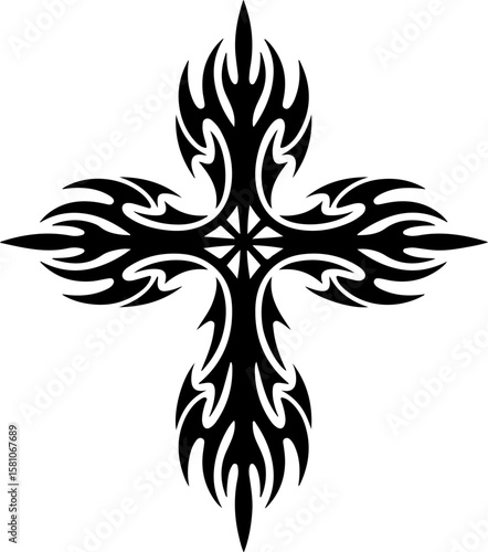 Diverse Tribal Tattoo Design Collection vector bundle graphic, design,