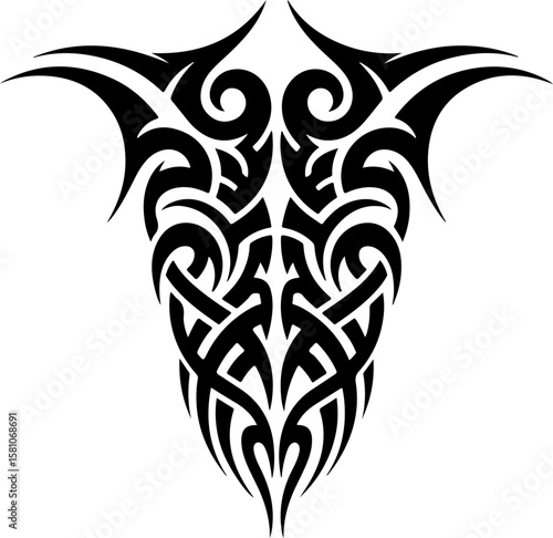 Diverse Tribal Tattoo Design Collection vector bundle graphic, design,