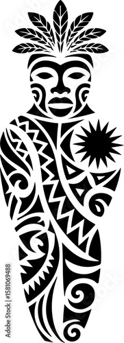 Diverse Tribal Tattoo Design Collection vector bundle graphic, design,
