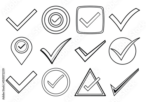 Vector Checkmark icons bundle, vector Checkmark icons set, Vector checkmark icon set, free vector check mark, check mark vector png, free check mark clip art, free check mark icon, check mark image sm