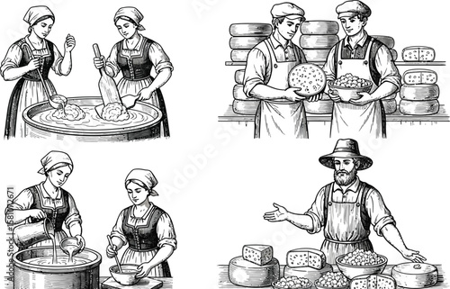 Artisanal cheesemakers create delicious dairy products with traditional methods