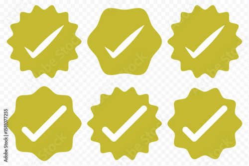 Green checkmark, green tick, check mark cross icon button set. tick mark with checkbox icon. Green checkmark sign for app, ui, website Click the vector check mark button. Vector of a red cross eps 10