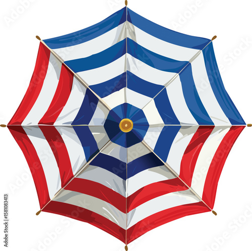 striped retro style beach umbrella, collapsible parasol top view, cutout png.umbrella, sun, drawing - art product, sun tan, striped, parasol, vacation, beach, summer, clip, clip art, colourful,