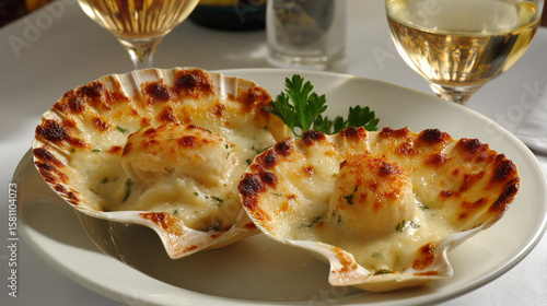 Coquille Saint Jacques With White Wine