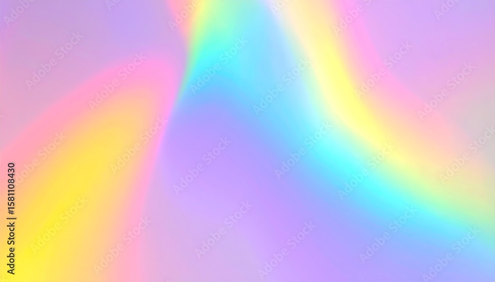 Obraz premium Pastel rainbow gradient swirl