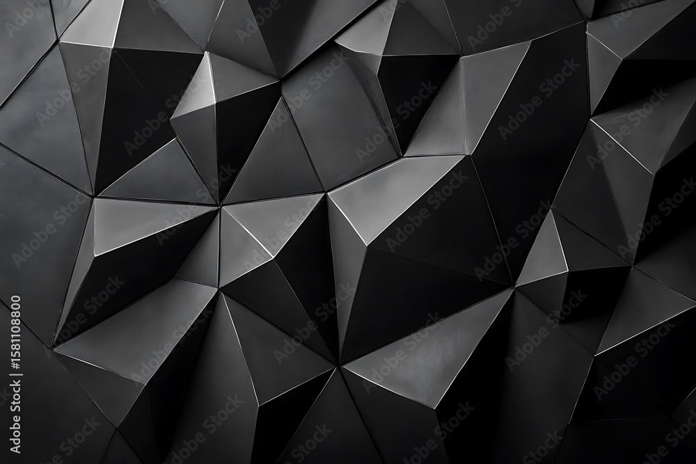 Fototapeta premium black metal scratched steel plate textured background Generative Ai
