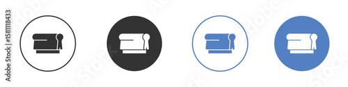 Print screen icon. Vector illustration, flat design.