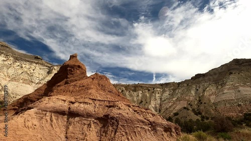 Utah 0374 Kodachrome Basin monolithic stone spires sandstone spires and columns called sand pipes or clastic dikes