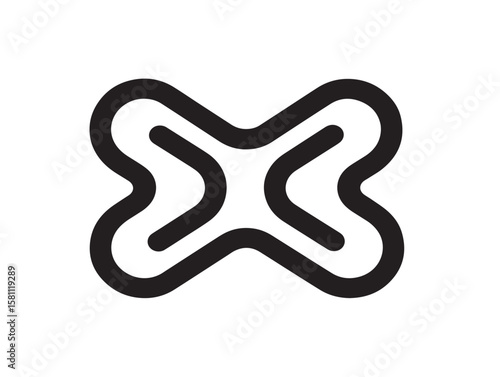 Share button concept in clean digital vector art