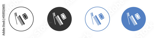 hygiene kit icon. Vector illustration, flat design.