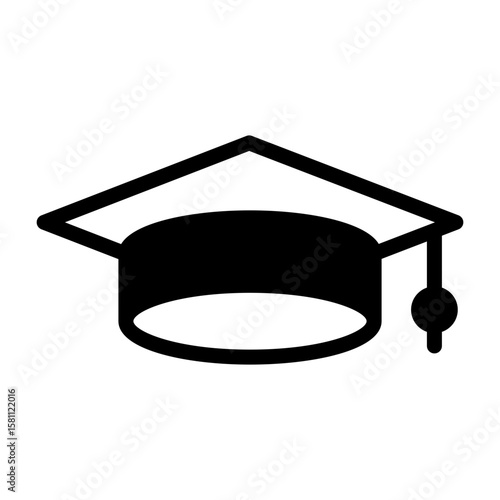 Graduation Cap Vector Icon