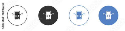 Dialysis icon. Vector illustration, flat design.